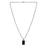 Eclipse Midnight Bar Pendant Necklace For Men