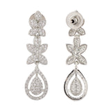 Sparkling Elegance Crystal Bloom Cz Necklace Set