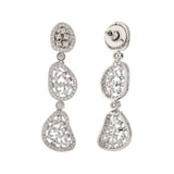 Sparkling Elegance Frost Cascade American Diamond Dangler