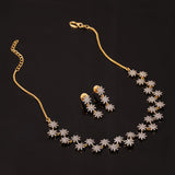 Sparkling Essentials Flora Spark CZ Necklace Set