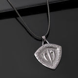 Eclipse Trishul Black Mens Pendant