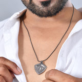 Eclipse Trishul Black Mens Pendant