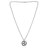 Eclipse Cosmic Swirl Star Black Men’s Pendant