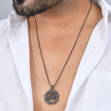 Eclipse Valknut Star Symbol Black Men’s Pendant