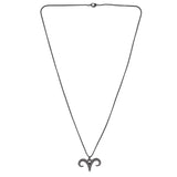 Eclipse Aries Horn Symbol Black Men’s Pendant