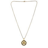 Statement Valknut Star Gold Oxidised Men’s Pendant