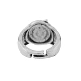 Statement Thunderbolt Silver Oxidised Men’s Ring