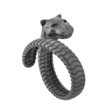 Eclipse Panther Black Adjustable Men’s Ring
