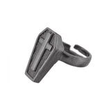 Eclipse Cross Black Adjustable Men’s Ring
