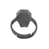Eclipse Cross Black Adjustable Men’s Ring