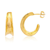 Gold Hoop Earrings for Women Trendy Essentials Chunky Open Hoops for Casual and Office Looks