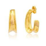 Gold Hoop Earrings for Women Trendy Essentials Chunky Open Hoops for Casual and Office Looks