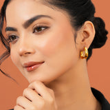 Gold Hoop Earrings for Women Trendy Essentials Chunky Open Hoops for Casual and Office Looks