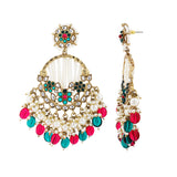 Gold Opulence Noor Jashn Kundan Chandbalis Earrings
