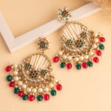 Gold Opulence Noor Jashn Kundan Chandbalis Earrings