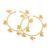 Kashmiri Noor Ghungroo Gold Kada Bangle