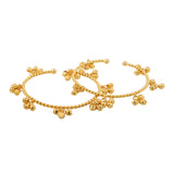 Kashmiri Noor Ghungroo Gold Kada Bangle