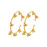 Kashmiri Noor Ghungroo Gold Kada Bangle