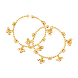 Kashmiri Zoya Ghungroo Gold Kada Bangle