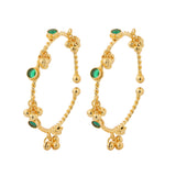 Kashmiri Zoya Ghungroo Gold Kada Bangle