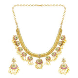 Gold Opulence Majestic Pearl Cluster Necklace Set