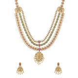 Gold Opulence Viraasat Temple Necklace Set