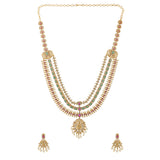 Gold Opulence Viraasat Temple Necklace Set
