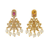 Gold Opulence Viraasat Temple Necklace Set