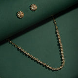 Gold Elegance Kundan Glow Necklace Set