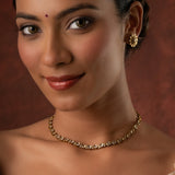 Gold Elegance Kundan Glow Necklace Set