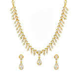 Gold Elegance Shringar Teardrop Necklace Set