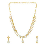 Gold Elegance Shringar Teardrop Necklace Set