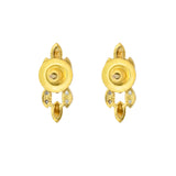 Gold Elegance Dewdrop Petal Necklace Set