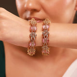 Sparkling Elegance Meher CZ Statement Bangles