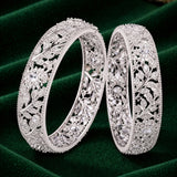 Sparkling Elegance Elira CZ Statement Bangles