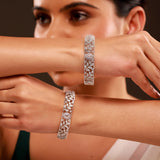 Sparkling Elegance Elira CZ Statement Bangles