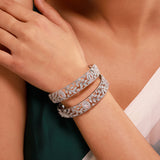 Sparkling Elegance Elira CZ Statement Bangles