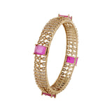 Sparkling Elegance Noorika CZ Statement Bangles
