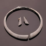 Sparkling Elegance Diamond Frost Luxe Hasli Necklace Set