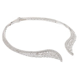 Sparkling Elegance Noor-E-Lamhe Diamond Hasli Necklace Set