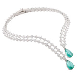 Sparkling Elegance Rang De Sitara Emerald Diamond Necklace Set