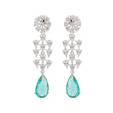 Sparkling Elegance Rang De Sitara Emerald Diamond Necklace Set