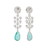 Sparkling Elegance Rang De Sitara Emerald Diamond Necklace Set