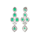 Sparkling Elegance Haseena-E-Emerald Royal Bollywood Necklace Set