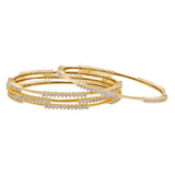 Gold Elegance Noor-E-Zarina Cz Sparkle Bangles