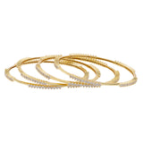 Gold Elegance Noor-E-Zarina Cz Sparkle Bangles