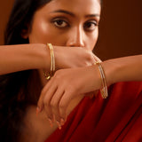 Gold Elegance Noor-E-Zarina Cz Sparkle Bangles