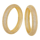 Gold Elegance Sunehri Noor Cz Bangles