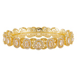 Gold Elegance Rooh-E-Zarina Regal Cz Bangles