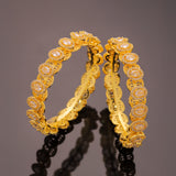 Gold Elegance Rooh-E-Zarina Regal Cz Bangles